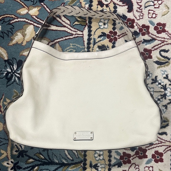 kate spade Handbags - Kate Spade White Shoulder Bag with Braided Strap